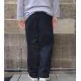 画像9: RICCARDO METHA (リカルドメッサ) ONE TUCK WIDE TROUSER ネイビー