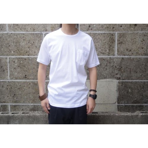 他の写真1: gicipi (ジチピ) CREW NECK POCKET T-Shirt ホワイト
