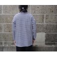 画像2: VINCENT ET MIREILLE (ヴァンソン エ ミレイユ) 3/4 CREW NECK STRIPED BIG T-SHIRT ボーダー (2)