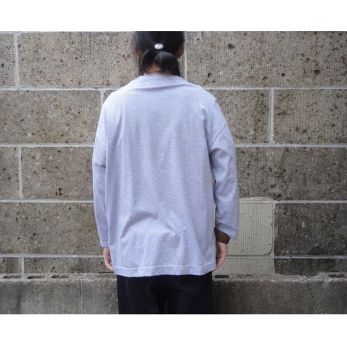 他の写真2: VINCENT ET MIREILLE (ヴァンソン エ ミレイユ) 3/4 CREW NECK BIG T-SHIRT グレー