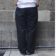 画像10: RICCARDO METHA (リカルドメッサ) ONE TUCK WIDE TROUSER ブラック