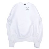 CAMBER (キャンバー) CROSS KNIT CREW NECK ホワイト