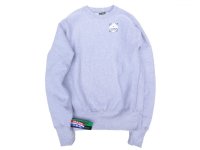 CAMBER (キャンバー) CROSS KNIT CREW NECK グレー