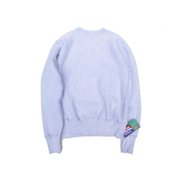 画像2: CAMBER (キャンバー) CROSS KNIT CREW NECK グレー