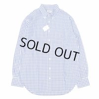 SERO (セロ) BUTTON DOWN SHIRTS L/S gingham ブルー