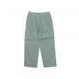 画像1: RICCARDO METHA (リカルドメッサ) ONE TUCK WIDE TROUSERS COTTON LINEN ミント (1)