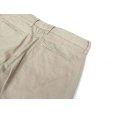 画像4: RICCARDO METHA (リカルドメッサ) ONE TUCK WIDE TROUSERS COTTON LINEN ベージュ