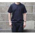 画像1: gicipi (ジチピ) CREW NECK POCKET T-Shirt ブラック (1)