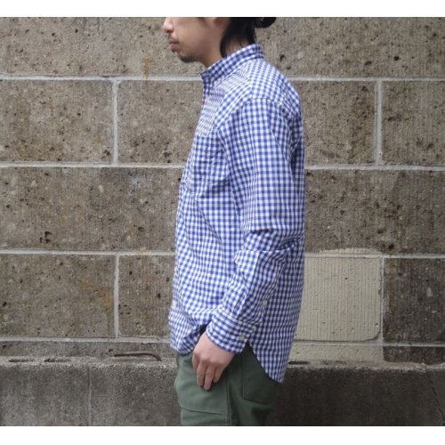 他の写真2: SERO (セロ) BUTTON DOWN SHIRTS L/S gingham ブルー