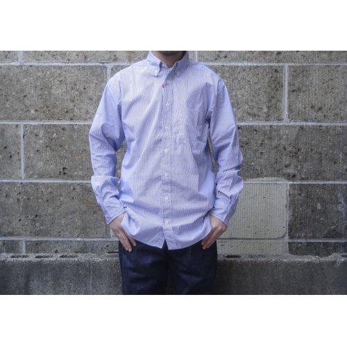 他の写真1: SERO (セロ) BUTTON DOWN SHIRTS L/S stripe