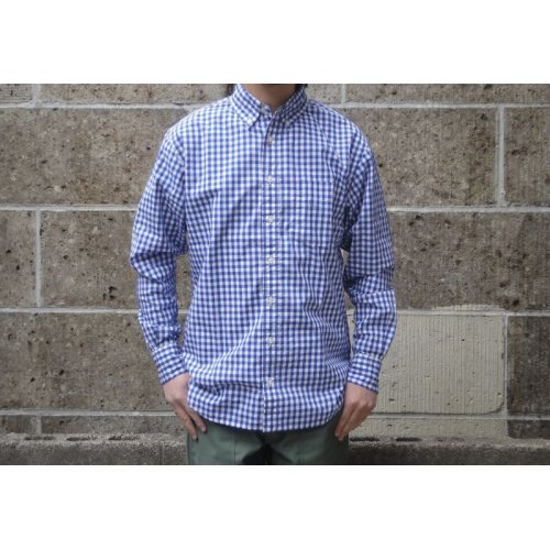 他の写真1: SERO (セロ) BUTTON DOWN SHIRTS L/S gingham ブルー