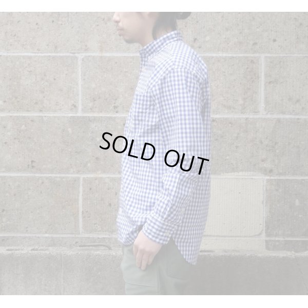 画像2: SERO (セロ) BUTTON DOWN SHIRTS L/S gingham ブルー