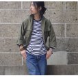 画像3: VINCENT ET MIREILLE (ヴァンソン エ ミレイユ) 3/4 CREW NECK STRIPED BIG T-SHIRT ボーダー