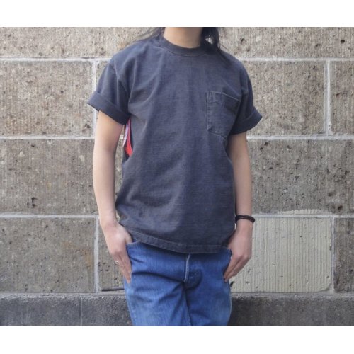 他の写真1: CAMBER (キャンバー) 8oz MAX WEIGHT POCKET T-SHIRT PIGMENT DYE ブラック