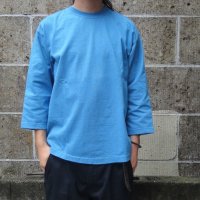 CAMBER (キャンバー) 8oz MAX WEIGHT CUT 8分袖 T-SHIRT GARMENT DYED サックス