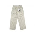 画像1: RICCARDO METHA (リカルドメッサ) ONE TUCK WIDE TROUSERS TWILL ベージュ (カーキ) (1)