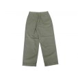 画像4: RICCARDO METHA (リカルドメッサ) 1TUCK WIDE TROUSERS TWILL オリーブ