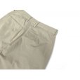 画像5: RICCARDO METHA (リカルドメッサ) ONE TUCK WIDE TROUSERS TWILL ベージュ (カーキ)