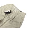 画像2: RICCARDO METHA (リカルドメッサ) ONE TUCK WIDE TROUSERS TWILL ベージュ (カーキ) (2)