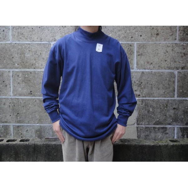 画像1: CAMBER (キャンバー) MOCK L/S FINEST 6oz ネイビー