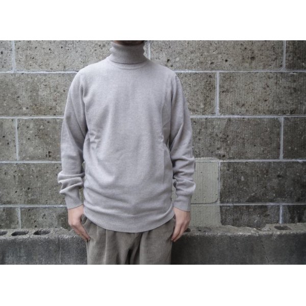 画像1: ALAN PAINE (アランペイン) GEELONG L/S ROLLNECK マッシュルーム