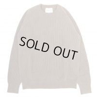 VINCENT ET MIREILLE (ヴァンソン エ ミレイユ) CREW NECK SWEATER 8GG AZE カーキ