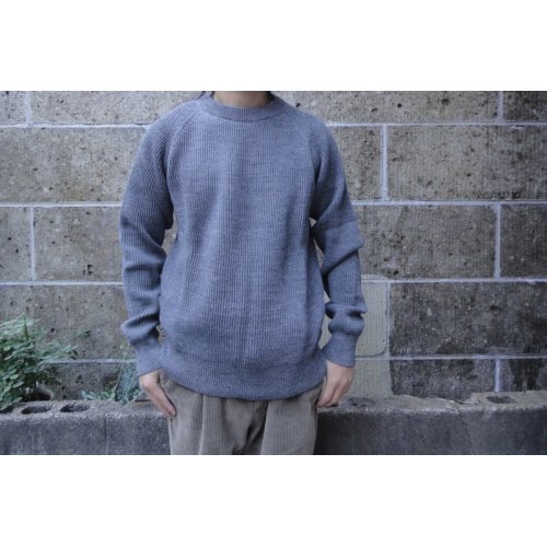 他の写真1: VINCENT ET MIREILLE (ヴァンソン エ ミレイユ) CREW NECK SWEATER 8GG AZE グレー