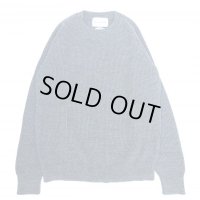 VINCENT ET MIREILLE (ヴァンソン エ ミレイユ) CREW NECK SWEATER 8GG AZE グレー