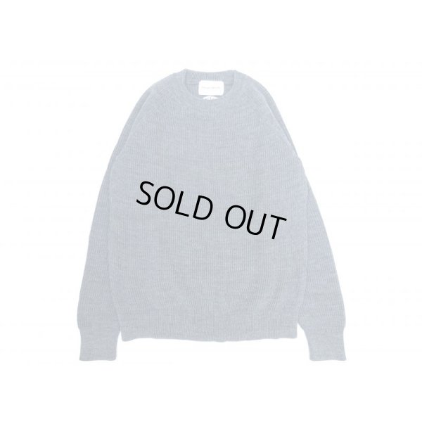 画像1: VINCENT ET MIREILLE (ヴァンソン エ ミレイユ) CREW NECK SWEATER 8GG AZE グレー