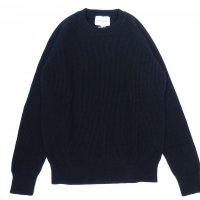 VINCENT ET MIREILLE (ヴァンソンエミレイユ) CREW NECK SWEATER 8GG AZE ブラック