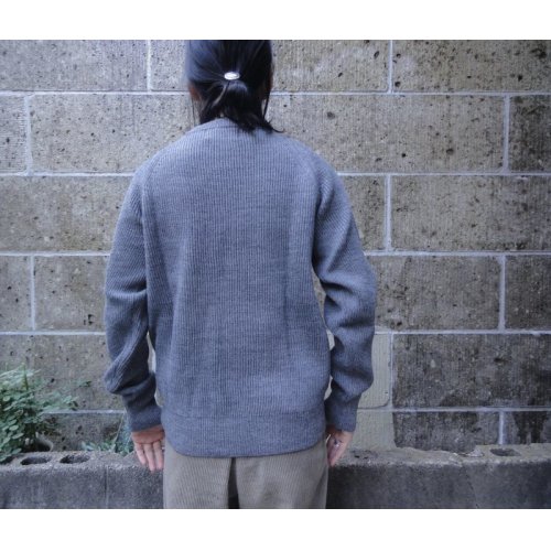 他の写真3: VINCENT ET MIREILLE (ヴァンソン エ ミレイユ) CREW NECK SWEATER 8GG AZE グレー