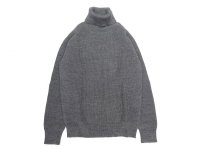 VINCENT ET MIREILLE (ヴァンソンエミレイユ) TURTLE NECK SWEATER 8GG AZE グレー