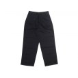 画像5: RICCARDO METHA (リカルドメッサ) 1TUCK WIDE TROUSERS DRAGON TWILL ブラック