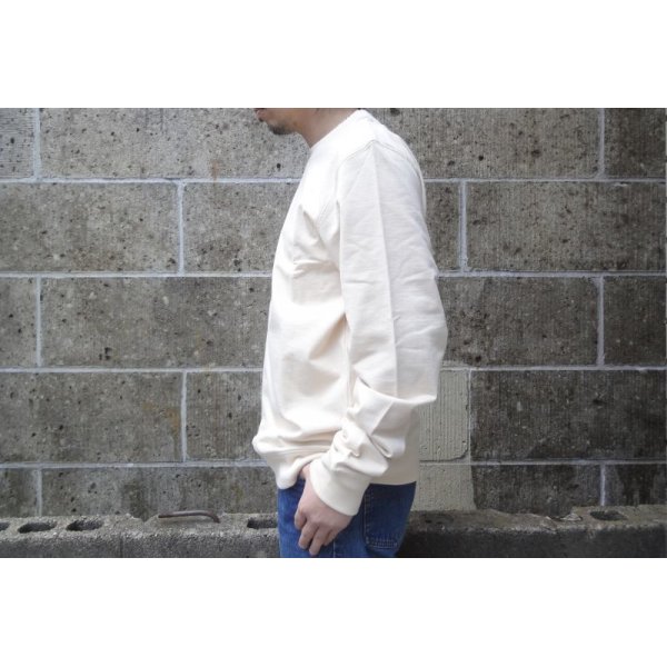 画像2: Article 10. (アーティクルテン.) SUPIMA COTTON SWEAT SHIRT エクリュ