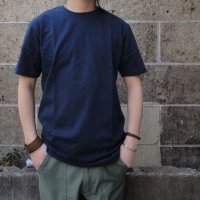 Article 10. (アーティクルテン.) S/S ROUND NECK SUPIMA COTTON T-SHIRTS ネイビー