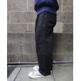 画像7: RICCARDO METHA (リカルドメッサ) 1TUCK WIDE TROUSERS DRAGON TWILL ブラック