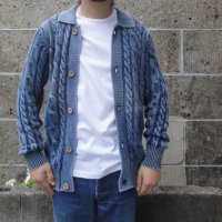 Original Blues (オリジナルブルース) CABLE JACKET ウォッシュブルー サンプル