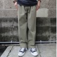 画像6: RICCARDO METHA (リカルドメッサ) 1TUCK WIDE TROUSERS TWILL オリーブ