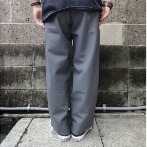 他の写真3: RICCARDO METHA (リカルドメッサ) ONE TUCK WIDE TROUSER WOOL グレー