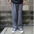 画像8: RICCARDO METHA (リカルドメッサ) ONE TUCK WIDE TROUSER WOOL グレー