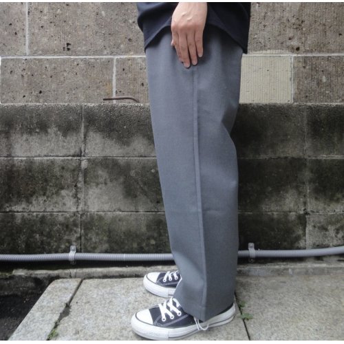 他の写真2: RICCARDO METHA (リカルドメッサ) ONE TUCK WIDE TROUSER WOOL グレー