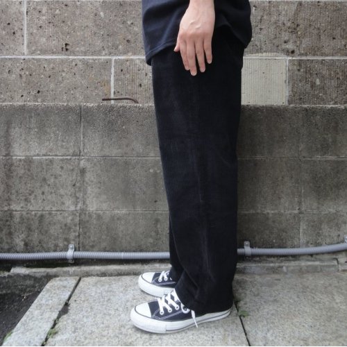 他の写真2: RICCARDO METHA (リカルドメッサ) 1TUCK WIDE TROUSERS コーデュロイ ブラック