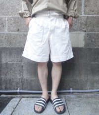 80's ITALIAN WHITE GURKHA SHORTS ミントコンディション