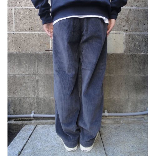 他の写真3: RICCARDO METHA (リカルドメッサ) 1TUCK WIDE TROUSERS コーデュロイ グレー