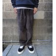 画像1: RICCARDO METHA (リカルドメッサ) 1TUCK WIDE TROUSERS CORDUROY マロン (1)