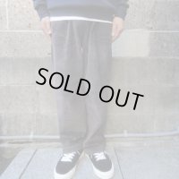 RICCARDO METHA (リカルドメッサ) 1TUCK WIDE TROUSERS CORDUROY マロン