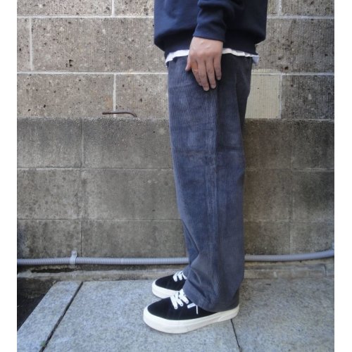 他の写真2: RICCARDO METHA (リカルドメッサ) 1TUCK WIDE TROUSERS コーデュロイ グレー