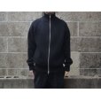 画像1: VINCENT ET MIREILLE (ヴァンソン エ ミレイユ) ZIP-UP JACKET 8GG AZE ブラック (1)