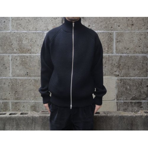 他の写真1: VINCENT ET MIREILLE (ヴァンソン エ ミレイユ) ZIP-UP JACKET 8GG AZE ブラック