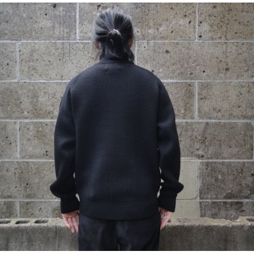 他の写真3: VINCENT ET MIREILLE (ヴァンソン エ ミレイユ) ZIP-UP JACKET 8GG AZE ブラック